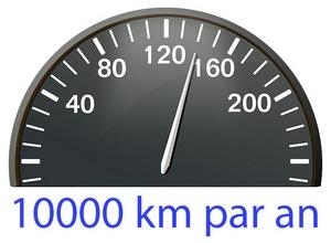 Prix de l’assurance auto si vous roulez 10000 km par an